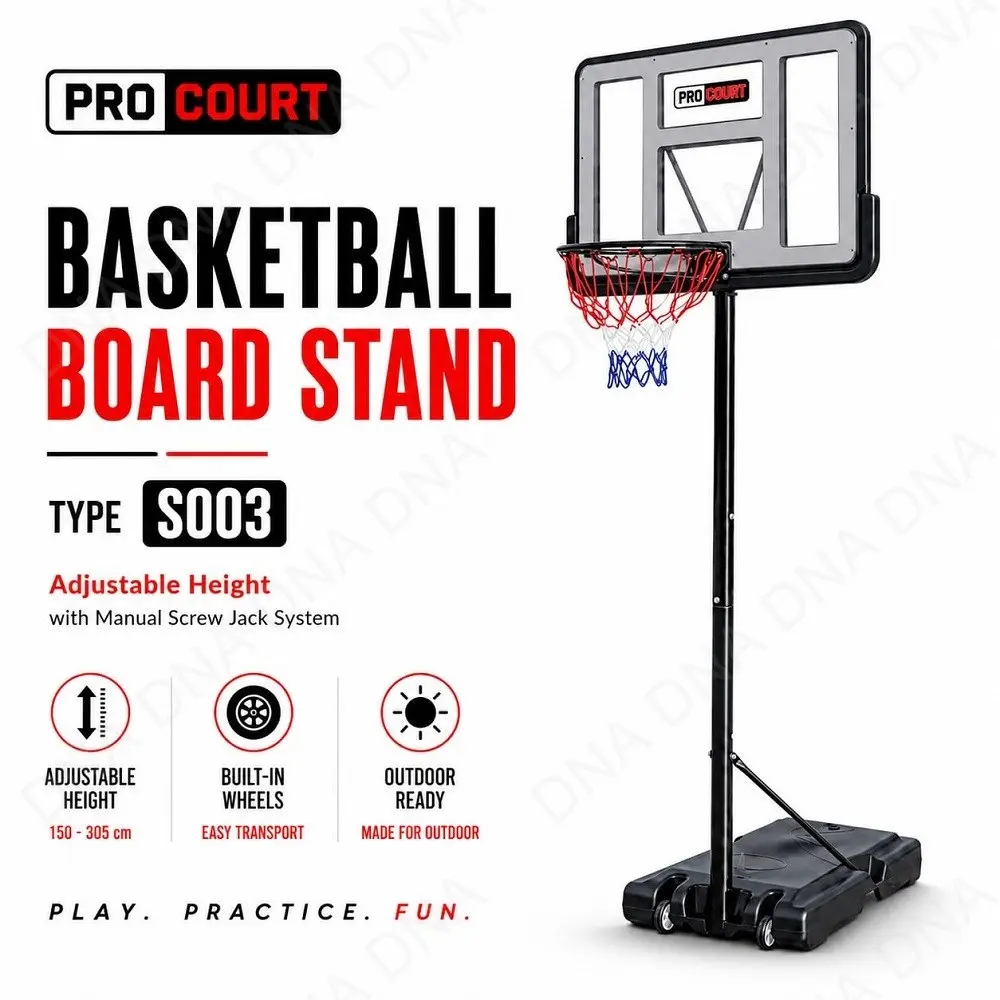 Tiang Ring Basket / Basketball Board Stand PROCOURT S003 - ORIGINAL