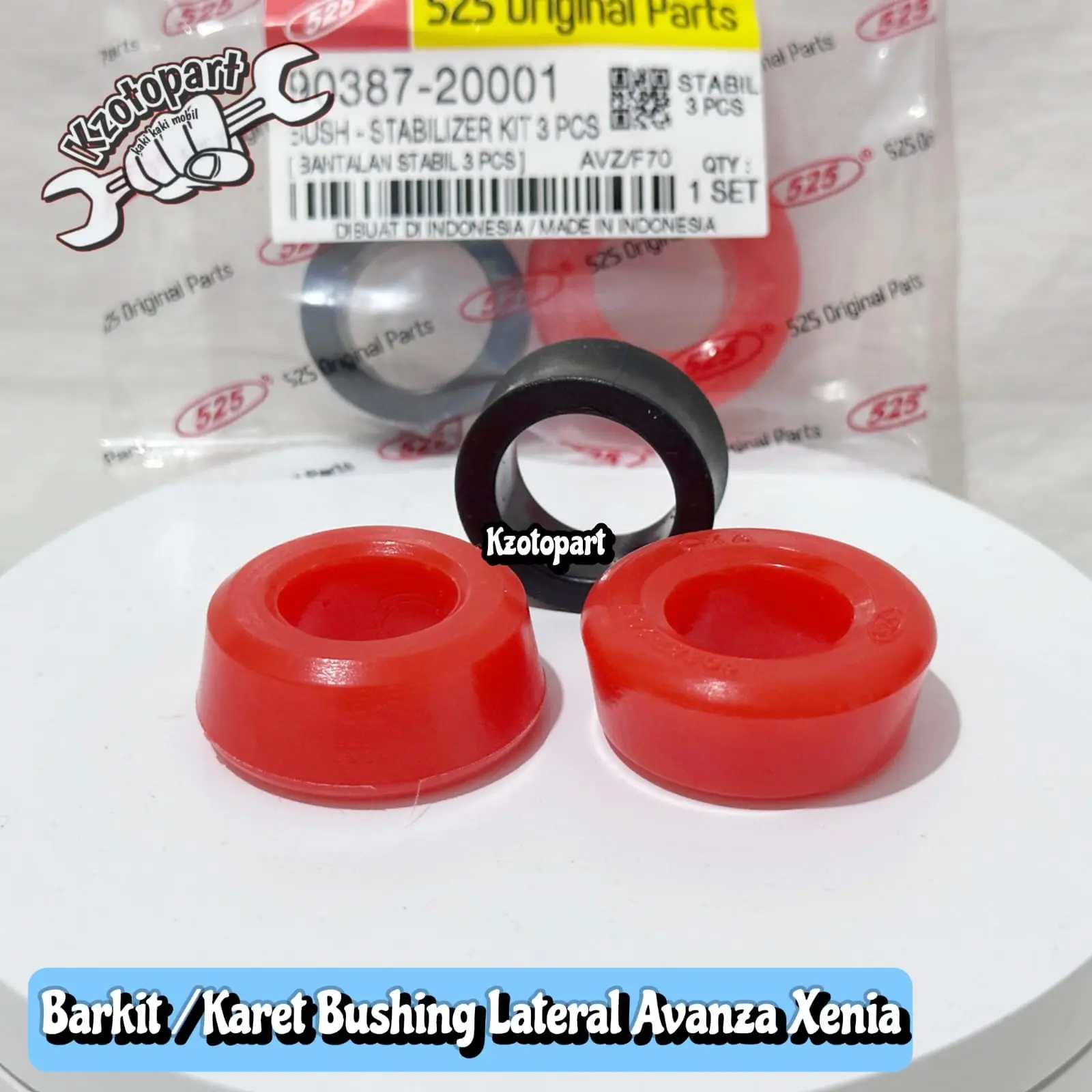Karet Lateral Stabilizer Belakang Karet Stabil Set Barkit Assy Avanza Xenia Rush Terios Velos Taft Grand Max