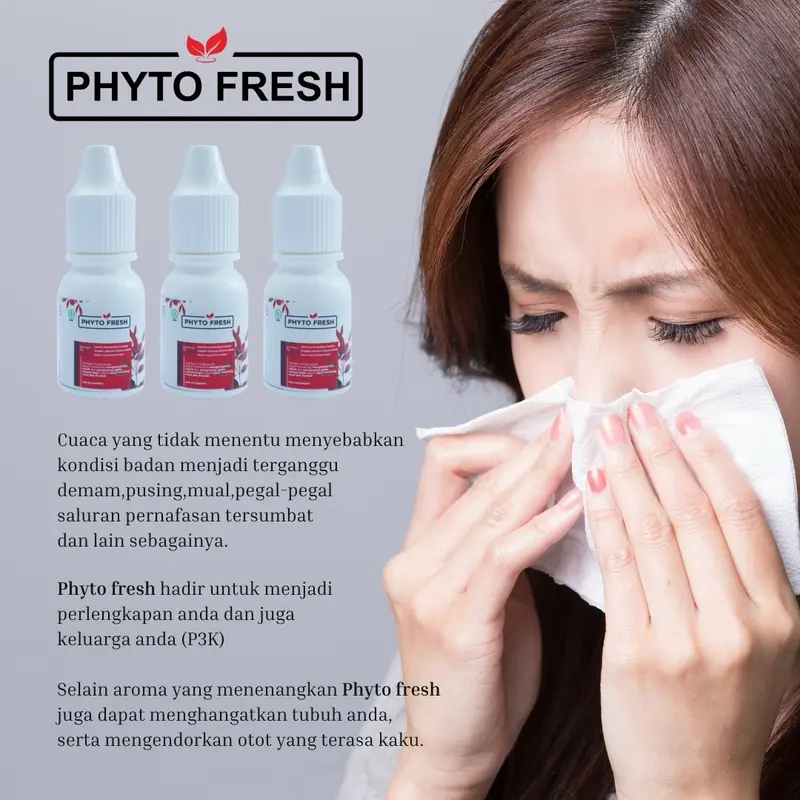 ️ PHYTO FRESH️ 3-BOX ISI 30-PCS Phyto Fresh Minyak Angin Aromatheraphy Phytofresh Roll On 4mL 2