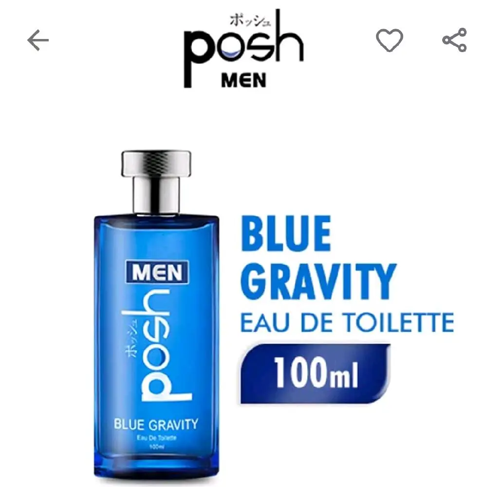 posh eau de toilette blue gravity 100ml