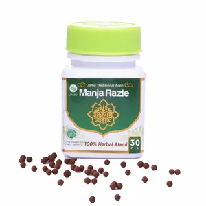 Manja razie original isi 60 butir/botol - Bantu redakan Si Putih - Alami, Halal & BPOM