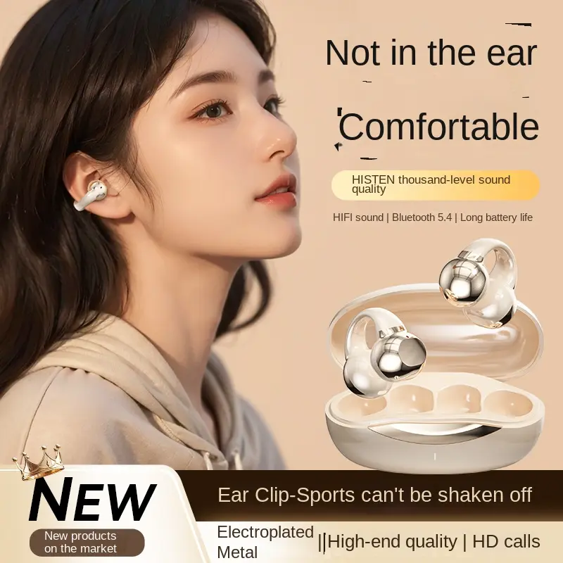 New 2025 Bone Conduction wireless Sports Bluetooth headset Exercise running upgrade ultra long life game music low latency