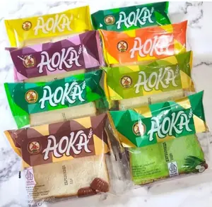 15 PCS Roti Panggang Aoka Aneka RASA RANDOM Frozen Maryam Cemilan Manis Bag Instan Kacang