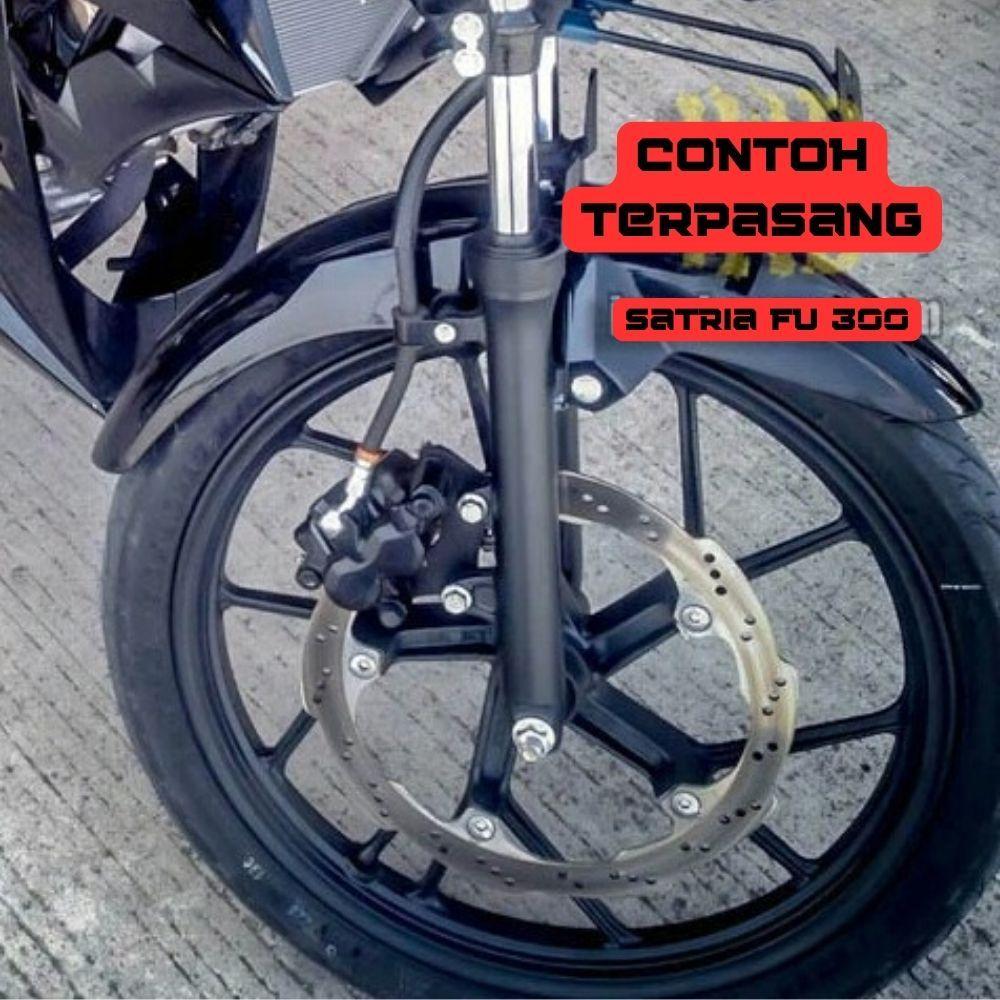 Breket Kaliper Piringan Cakram Satria Fu 150 Karbu Depan Ukuran Disc Standar Breket Kaliper Piringan Cakram Satria Fu 150 Karbu Depan Ukuran Disc Standar