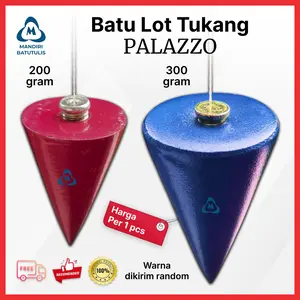 Lot Tukang 100 gram / 200 gram / 300 gram - Lot Timbang - Plumb Bob - Batu Bandul Timbang