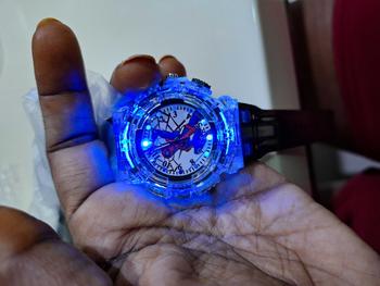 Product Review of Carton Watch LED lights analog colourful watches jam tangan lampu kartun anak budak lelaki perempuan girls boys warna from a**9 0
