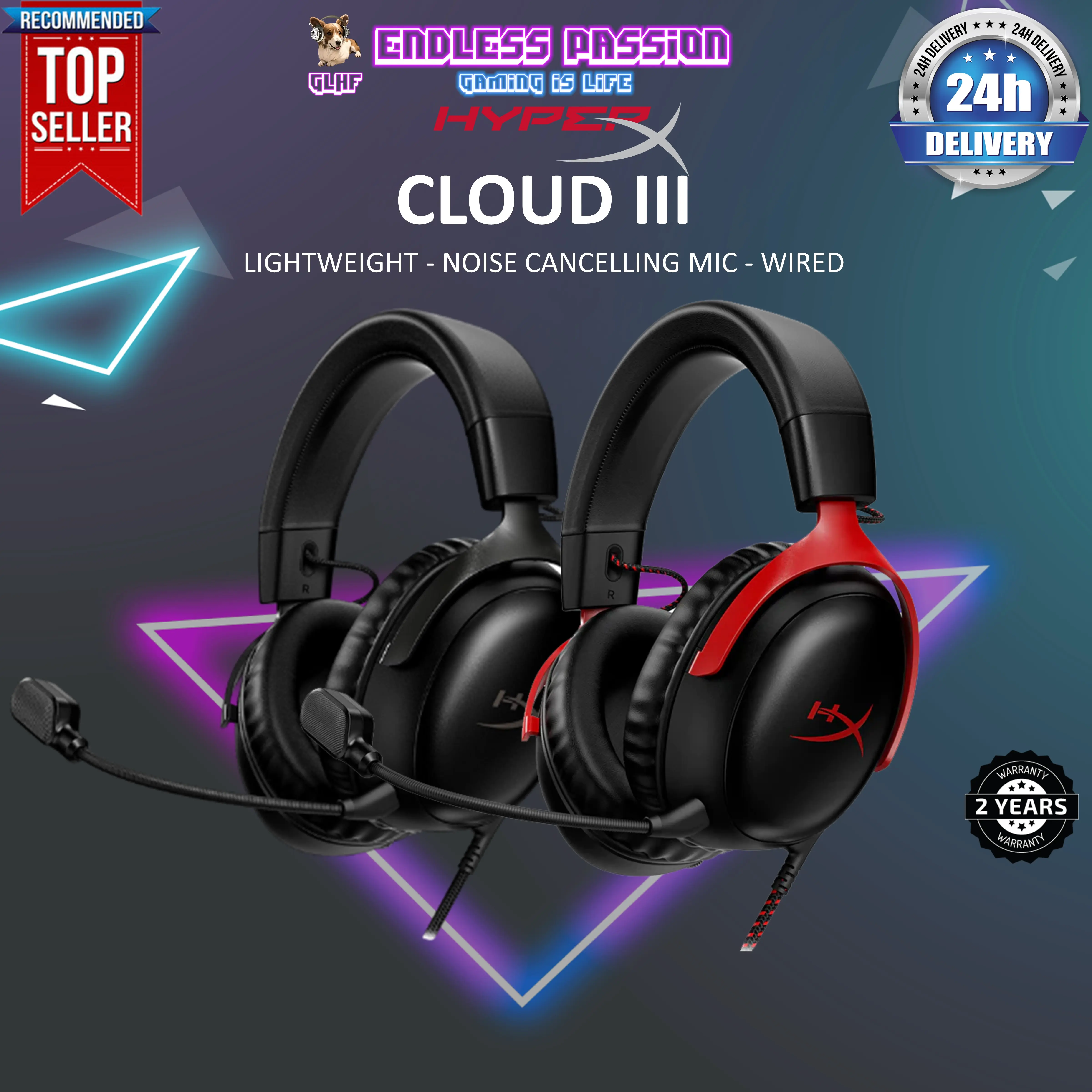 HyperX Cloud III – Wired Gaming Headset