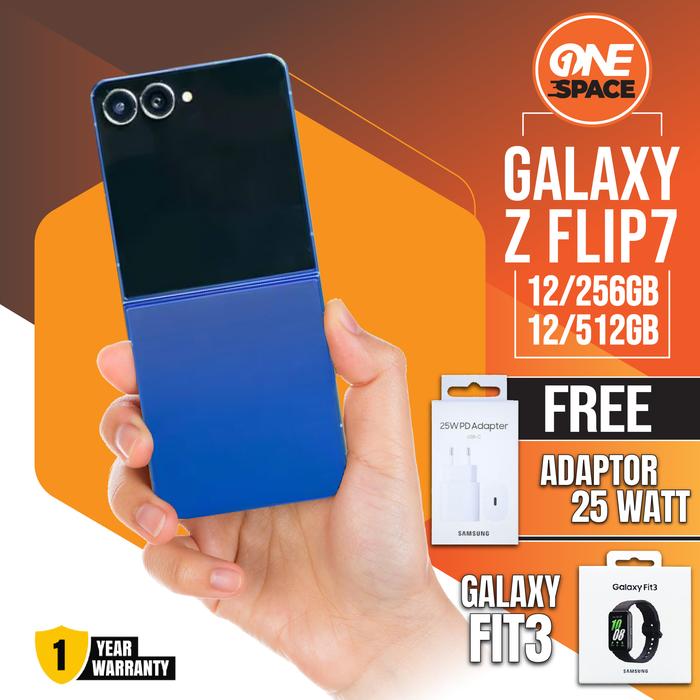 Gambar Samsung Galaxy Z Flip 7 12/256 12/512 RAM 12GB 256GB 512GB Flip7 Garansi Resmi - Jetblack, 12/512 free Adapter 25W dari Onespace Shop Kota Administrasi Jakarta Pusat Tokopedia