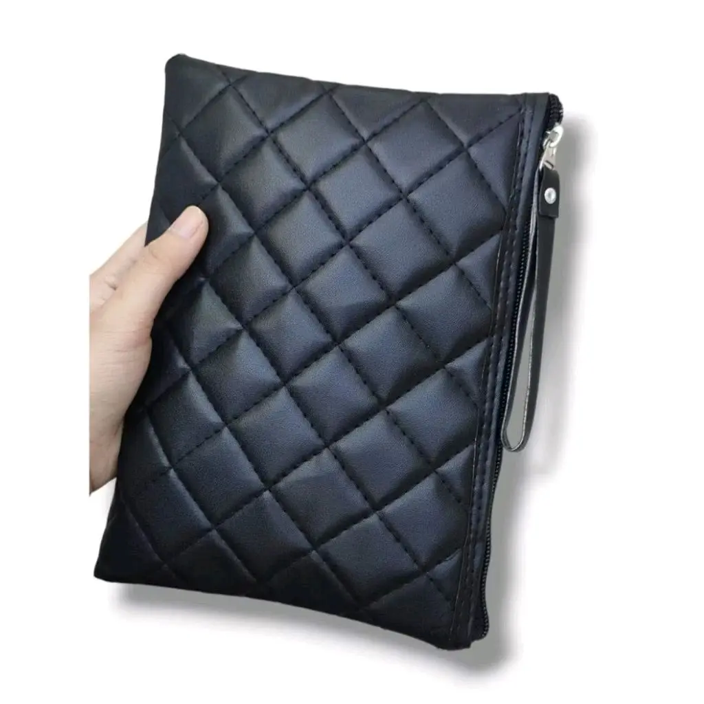 Tas Tangan Wanita Model Clutch Kekinian dengan Bordir Elegan - Kulit