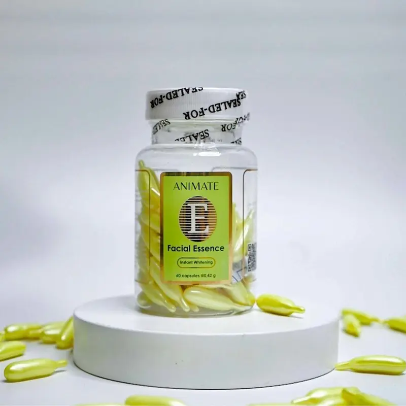 animate kapsul-pencerah kulit kusam kulit sensitive kulit kering -ANIMATE Facial Essense isi 60 capsul Hitam Vitamin Mencerahkan 3