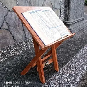 Meja Miring/ Meja Baca/ Meja Tahfidz Bisa Diatur Kemiringannya Kayu Jati