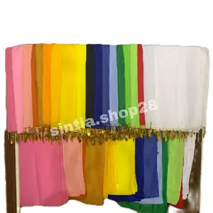 Selendang Tari Anak Berkualitas Panjang 235cm Lebar 38cm Kembang Suruh Rumbai Kuning Cocok Untuk Lomba Tari Dan Pentas Seni Budaya Fashion Selendang Tarianakmurah Sampur Tari Budaya Adat