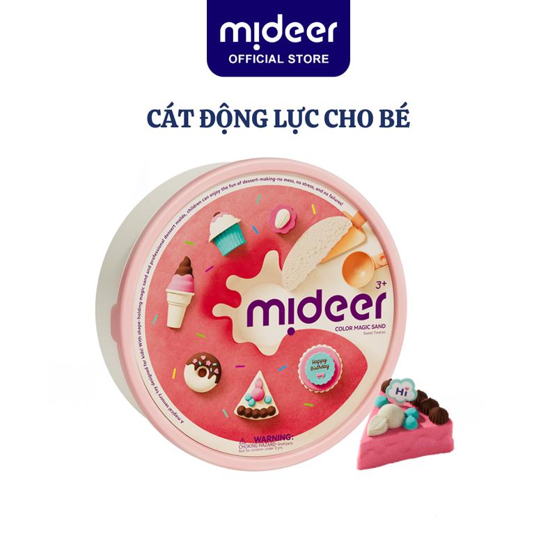 Cát động lực cho bé Mideer kèm khuôn dụng cụ làm bánh cát ma thuật an toàn Magic Sand Play Set