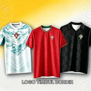 JERSEY PORTUG4L LOGO TIMBUL BORDIR TERBARU PILDUN 2026-2027