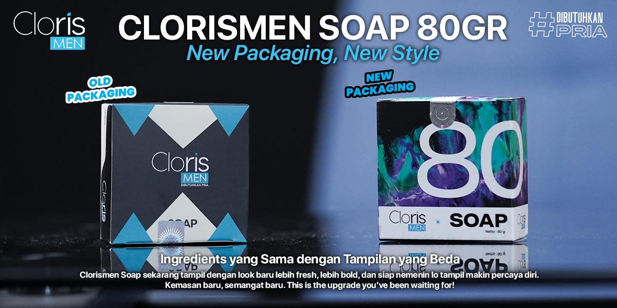 Clorismen Soap 80gr Sabun Multifungsi Pria – Wajah & Badan | Charcoal, Propolis, Coconat Oil | Atasi jerawat wajah & punggung, mengurangi bau badan, Cerahkan & Lembutkan Kulit Clorismen Soap 80gr Sabun Multifungsi Pria – Wajah & Badan | Charcoal, Propolis, Coconat Oil | Atasi jerawat wajah & punggung, mengurangi bau badan, Cerahkan & Lembutkan Kulit