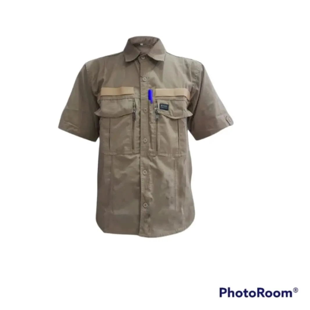 KEMEJA LENGAN PENDEK BAHAN REPSTOK TERBAIK