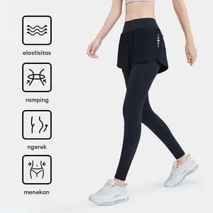 Legging Hotpants Wanita Shortpants Polos Dewasa Legging Sepaha Leging Dalaman Perempuan c0011g4