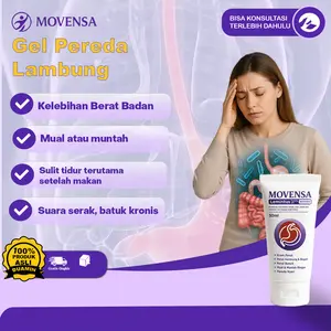Movensa Gel Perut Premium Herbal, Gel Perawatan Harian untuk Redakan Kram, Kembung & Bikin Perut Tetap Sehat