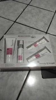 Product Review of Beauty Of Angel White Tomato Series Cream pencerah wajah melembabkan kulit kusam mengandung collagen Mencerahkan Pria Hitam Scrub Perawatan from A**i A**y 0