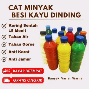 Cat Minyak Besi Kayu Tembok 600Ml