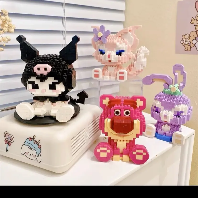 Mainan nanoblocks puzzle big DIY rakit susun balok lucu Toys