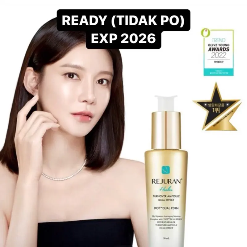 [ORI KOREA] Rejuran Healer Dual Effect Ampoule 30ml/Turnover Active Cream 50ml 0