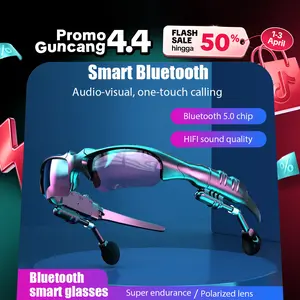 Matei Smart Glasses Wireless Bluetooth 5.0 Sunglasses Outdoor Sport Hands-Free Calling Music Anti-Blue