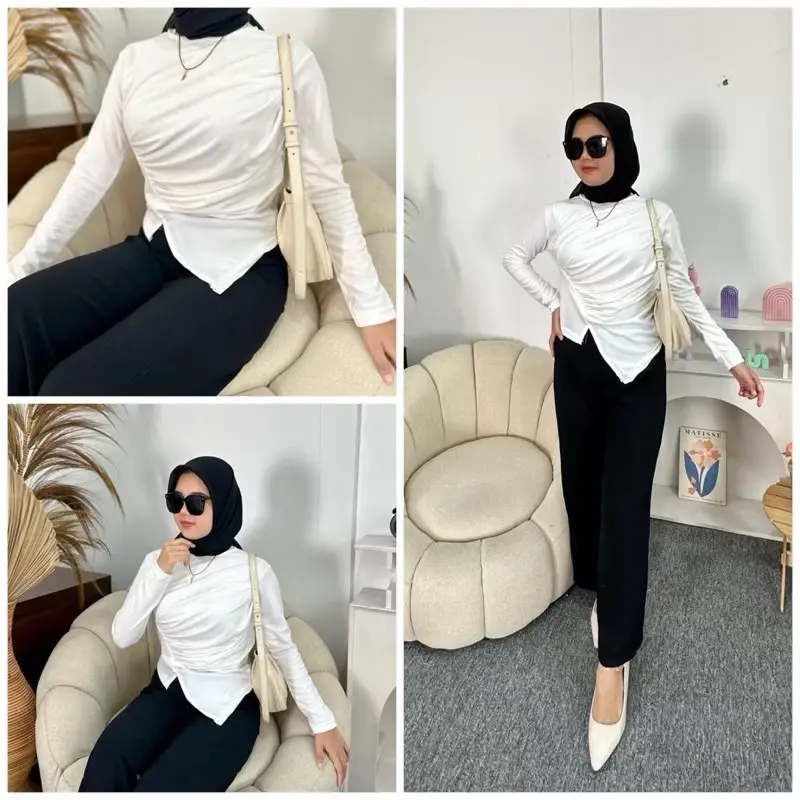 SO ALMA TOP T-shirt rib lidi 5