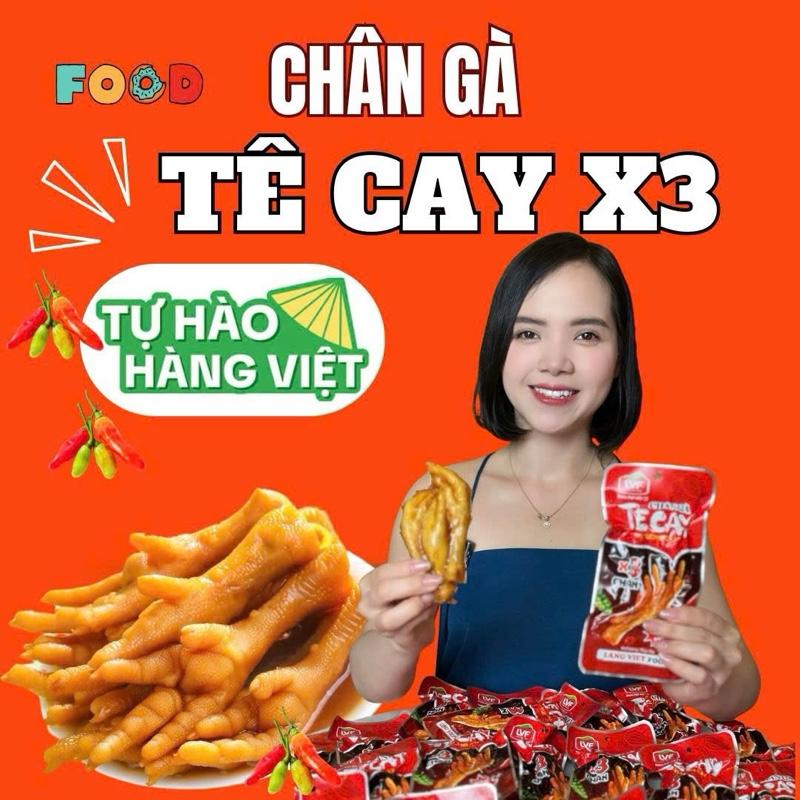 Combo 30 Bịch chân gà Tê cay X3 Chân 70g