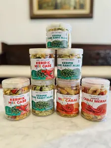 ANEKA KERIPIK CABE (CABE RAWIIT, CABE MERAH, CABE RAWIT HIJAU, MIX CABE) UK 400ML, 600ML 750ML, 1000ML