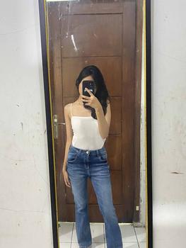 Product Review of WARPATH - Cutbray Wide Leg High Waist Flare Jeans Stretch Wanita Panjang Celana Cewek Denim STRETCHBOOT 9184 from 9**a 0