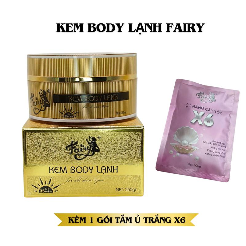 KEM BODY LẠNH FAIRY ETERNAL WHITE (KÈM 1 GÓI TẮM Ủ TRẮNG X6) Dưỡng Da Body Dưỡng Body