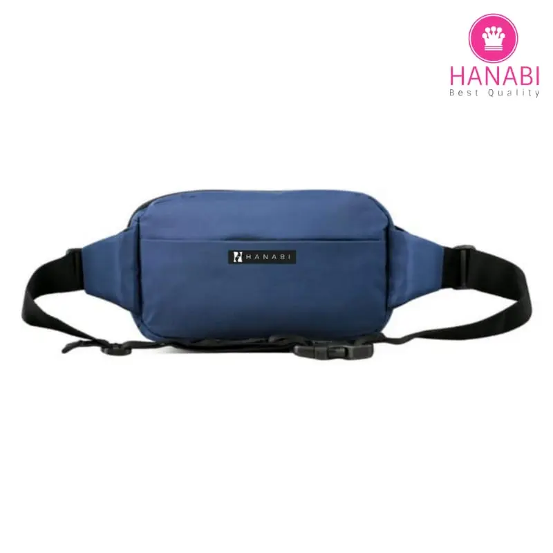 HANABI - Waistbag pria DOUBLE LOOK tas casual 2