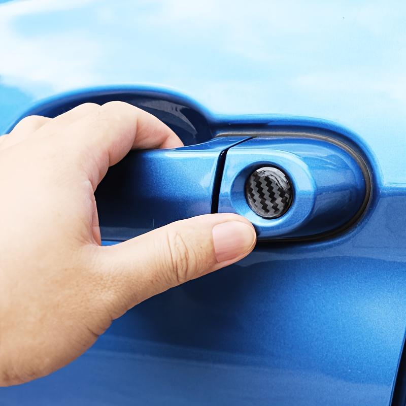 Product Introduction of Car Door Lock Keyhole Protector Sticker, 6pcs Car Door Lock Keyhole Protective Sticker, Universal Car Interior Accessories for All Vehicles 3