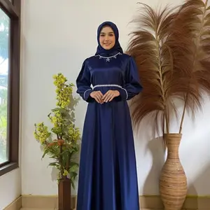 Bella dress gamis klok mayung,baju kondangan,baju Lebaran…!!!!  Wanita Pesta Remaja Syari