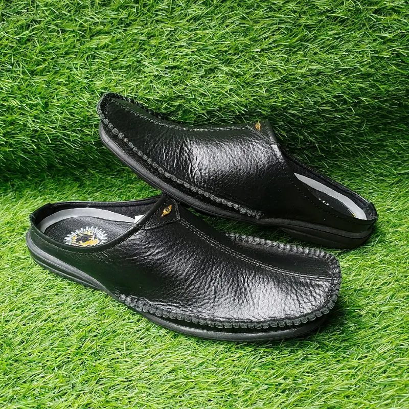 SEPATU SANDAL BUSTONG KULIT PRIA DR. IAM 261 TAN ( PRODUKSI SENDIRI ) 8