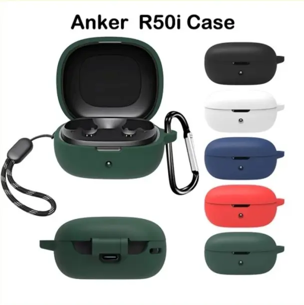 Case Casing Cover Silicone Protective Anker Soundcore R50i / P20i Pelindung Anker P20i/R50i Basic Color Pelindung Soundcore Anker Warna Polos