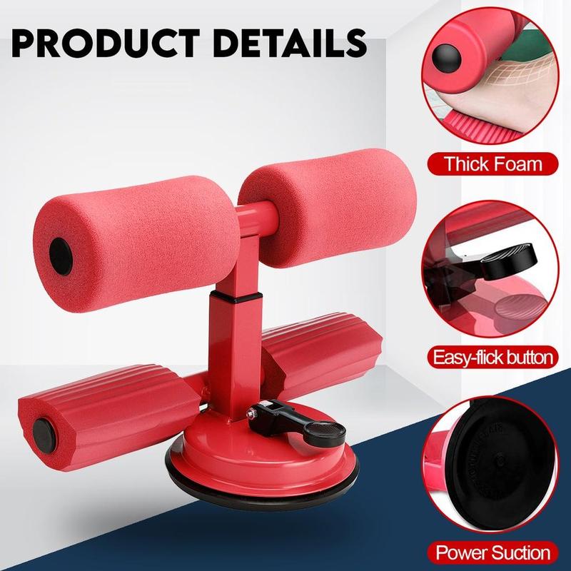 Product Introduction of 【SG Local Stock】Sit Up Aids Self Suction Waist Abdomen Exercise Strong Suction Easy Sit Up Tools Self Suction Sit Up Aids T Bar Ads Waist Abdomen Training Gym Exercise Fitness 4