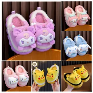 SD004 Sandal Eva Bulu Anak Perempuan Kuromi Cinnamoroll hello kitty My Melody