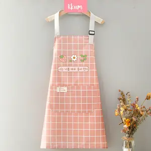 Celemek masak PVC anti air/ Apron waterproof cute style