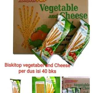 BISKITOP VEGETABLE AND CHEESE/STIK SAYUR ENAK ISI 40PCS (COD)