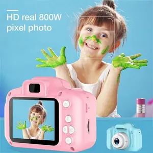 Kamera Digital Anak Kids Mini Digital Camera 12MP HD Camera Phoalrioy tography Video Camera MINI Education Toys 1080P Camera Biru Layar Hadiah Liburan Pesta Halloween Permainan Pesta Hadiah Pacar Christmas Gifts