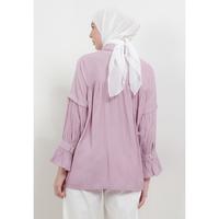 Gambar MFMW Monaska Atasan Blouse - Lilac, XXL dari MFMW Shop Kota Bandung 4 Tokopedia