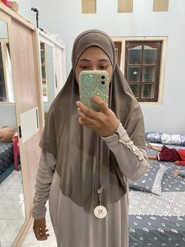 Product Review of (Xora) Mazaya Hijab Malay Size L - Hijab Lolly Kerudung Wanita Muslim Syari Instan Daily Malay Non Pad from o**n 1