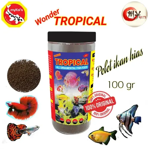 Pelet Ikan Hias Wonder Tropical - Makanan Ikan Hias Terbaik 1