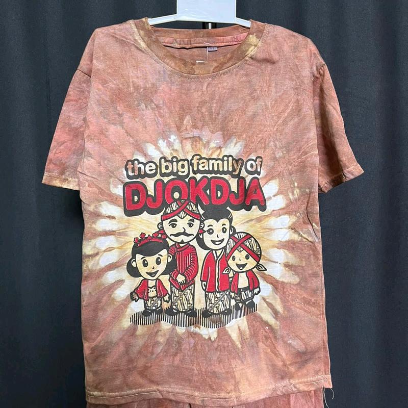 Setelan Kaos Batik Anak Jogja Murah Cap Orang-Orangan Celana Motif 7