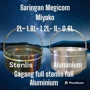 Saringan Megicom(rice cooker) Miyako 1.8L,0.8L.0.6L