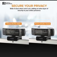 Gambar Tecgear Sentinel 2K V2 Auto Focus QHD with Privacy Shutter Webcam dari Gasol Maspion Square Surabaya Kota Surabaya 2 Tokopedia