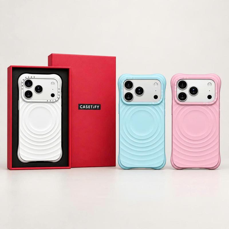 Ốp Lưng iPhone CASETiFY FULL BOX Từ Tính, Chống Bẩn, Lót Nhung Bảo Vệ Điện Thoại - iP 11/12/13/14/15/16/17/Pro/Max
