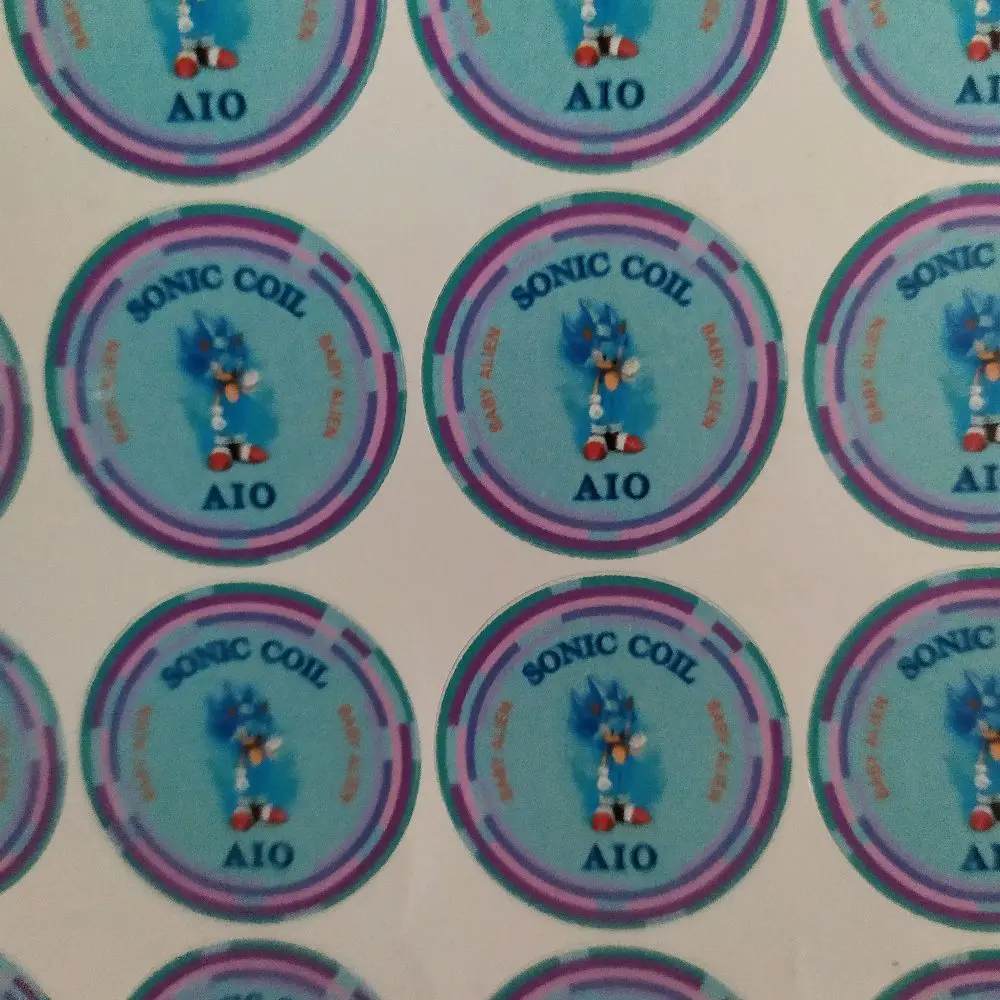 Stiker pin bulat ukuran 2.5 mm grade A awet model bulat